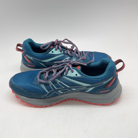 Asics Sneakers Womens 8.5 Trail Scout 2 1012B039 Blue Running Athletic Shoes - Picture 7 of 10